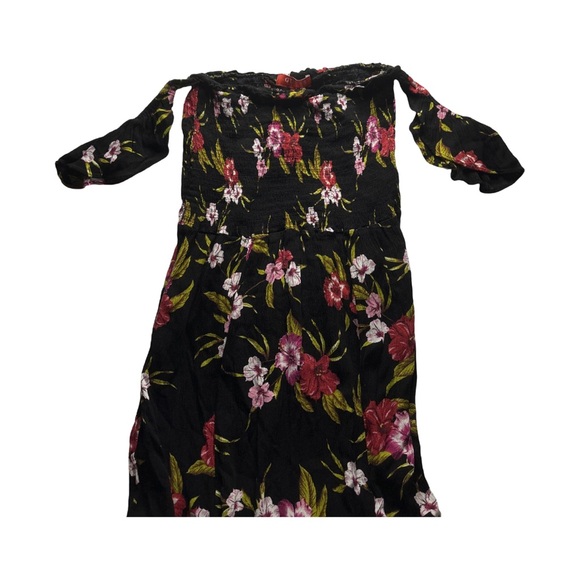 GUESS Floral Off- Shoulder Maxi Dress SZ M - Picture 6 of 9